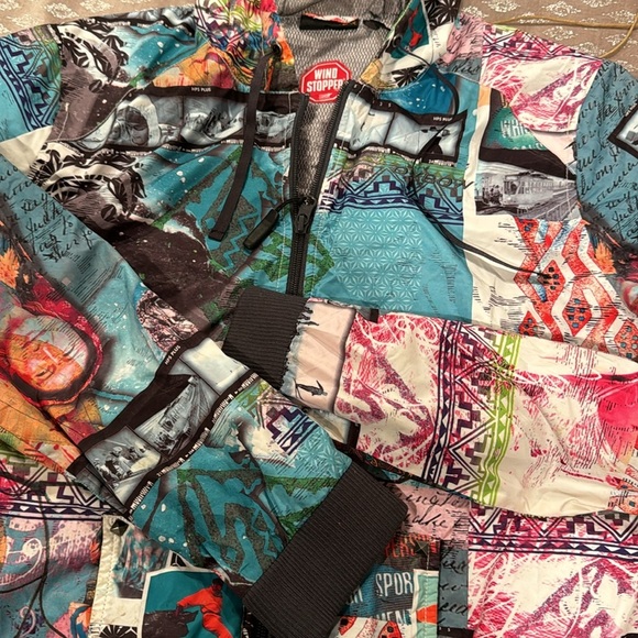 Oxbow French Surf Brand Wind Stopper Unisex Wndbreaker Jacket Multiclored Size L - Picture 14 of 14